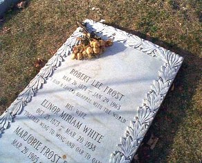 Grave - Robert FROST family, Old Bennington Cemetery, Vermont, USA